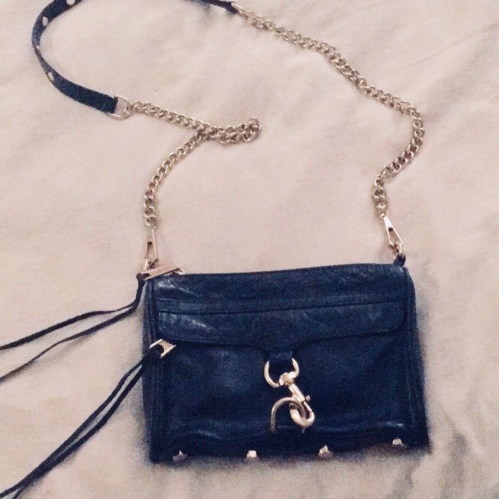 Rebecca minkoff mini Mac crossbody- navy